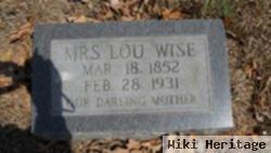 Mrs Lou Wise