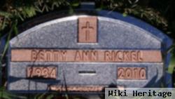 Betty Ann Vandevord Rickel