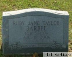 Ruby Jane Taylor Barbee