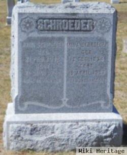 Johan "john" Schroeder, Sr