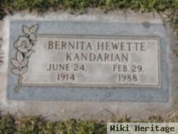 Bernita Hewette Kandarian