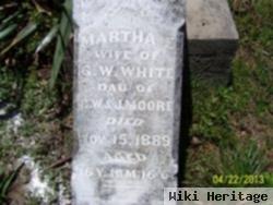 Martha E Moore White