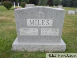 John W Miles