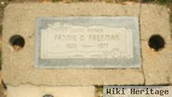 Fannie D Freeman