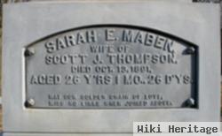 Sarah E. Maben Thompson