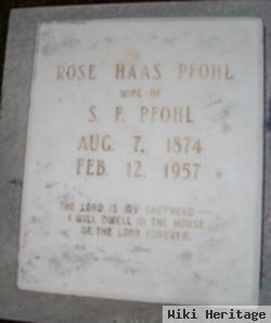 Rose Haas Pfohl