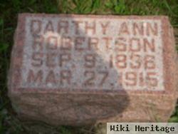 Darthy Ann Evans Robertson