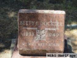 Betty E. Dockter