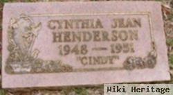 Cynthia Jean "cindy" Henderson