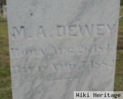 M. A. Dewey