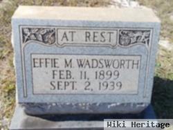 Effie M Wadsworth