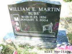 William Earnest "bubs" Martin