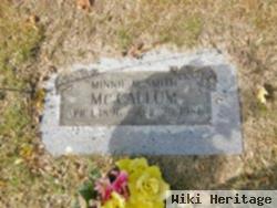 Minnie M Yeager Mccallum