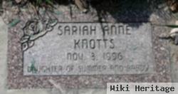 Sariah Anne Knotts