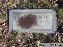 Ruth D Barnett