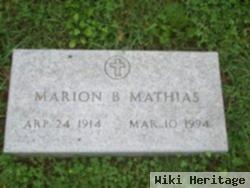 Marian B Tuckerman Mathias