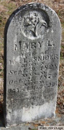 Mary L Snider