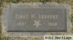 Rose M Edgar Lebbert