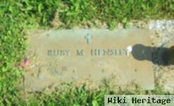 Ruby M. Hensley