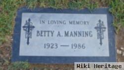 Betty A Manning