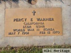 Lcdr Percy E. Warner