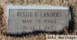 Bessie Hattie Parker Landers