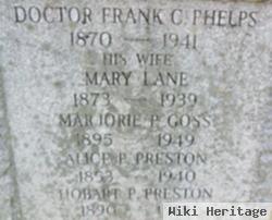 Dr Frank Cooley Phelps