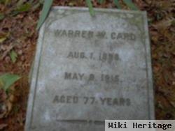 Warren W Card