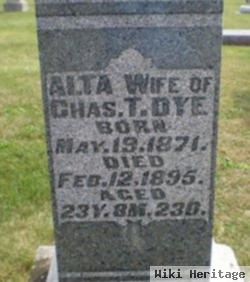 Alta P. Foltz Dye