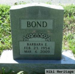 Barbara E Bond