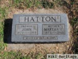 Martha E. Benson Hatton