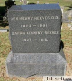 Sarah Jane "sallie" Kennedy Reeves