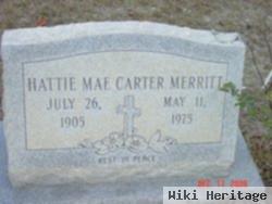 Hattie Mae Carter Merritt