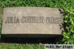 Julia A Currier Birge