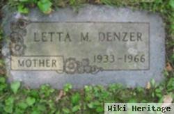 Letta Marie Scott Denzer