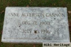 Anne Alverson Cannon
