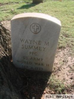 Wayne M Summey