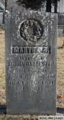 Martha A Harrington Carpenter