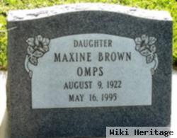 Maxine Brown Omps