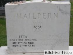 Etta Hailpern