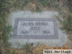 John Henry Ries