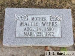 Mattie Florence Weeks