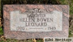 Helen Bowen Leonard
