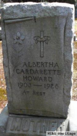 Albertha Cardarette Howard