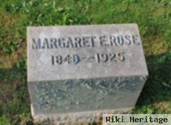 Margaret E Rose