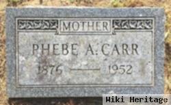 Phoebe A Frenett Carr