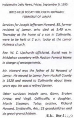 Joseph Jefferson Howard