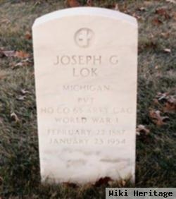 Pvt Joseph G Lok