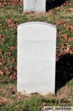 Ltc Maurice Richard Taus