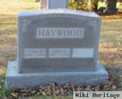 John H Haywood